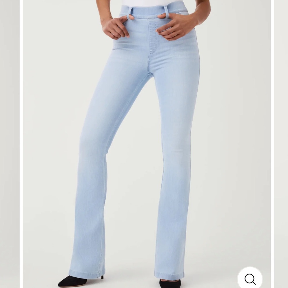 SPANX Light Blue Flare Jeans